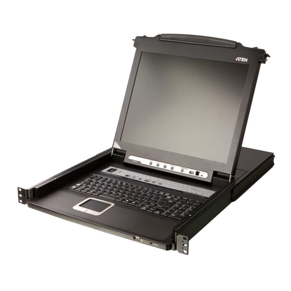 CL-5716M Консоль управ.з KVM-перемик.,16портів,1U(rack),LCD 17" 1280x1024,2 KVM-шнура 1.8м PS/2/USB CL-5716M Консоль управ.з KVM-перемик.,16портів,1U(rack),LCD 17" 1280x1024,2 KVM-шнура 1.8м PS/2/USB