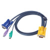 2L-5202P Кабель SPHD15М - 2xPS/2+DHS15M, 1.8 м, (для CS-1308, CS-1708, ACS-1208) 2L-5202P Кабель SPHD15М - 2xPS/2+DHS15M, 1.8 м, (для CS-1308, CS-1708, ACS-1208)