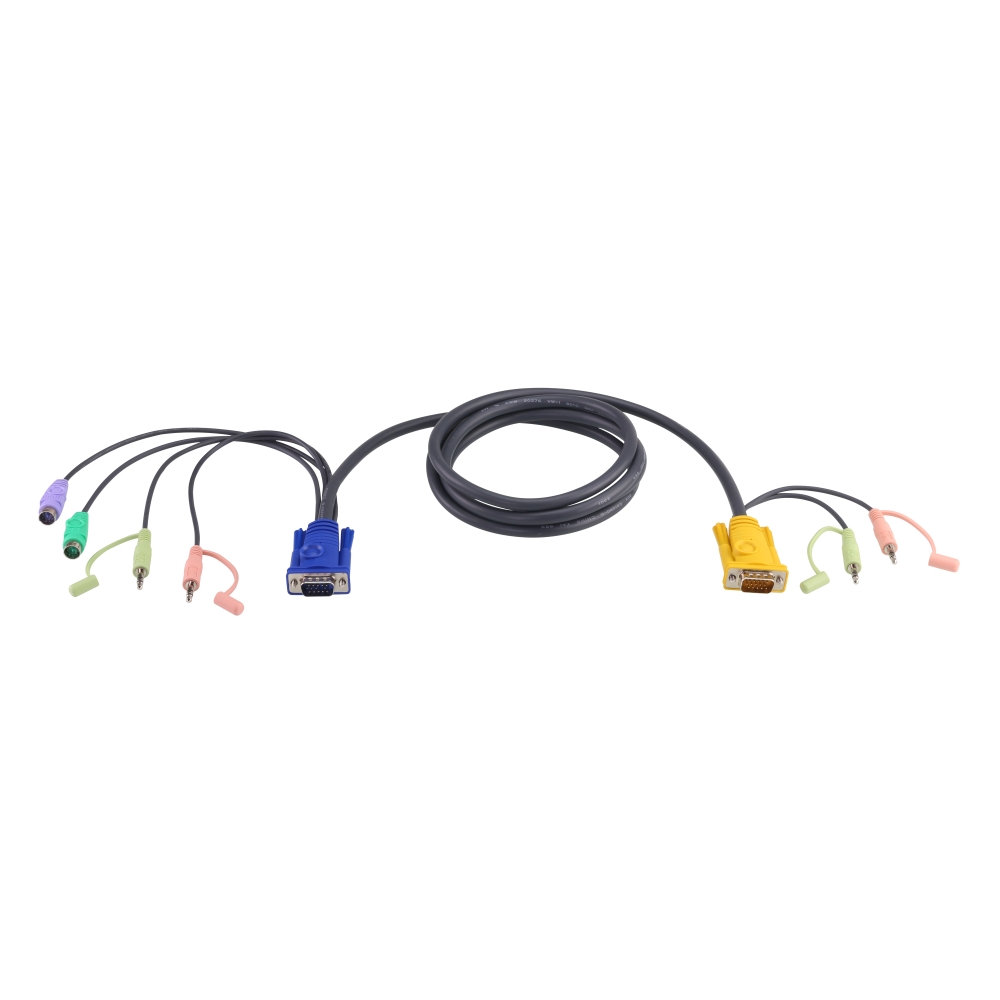 2L-5302P Кабель SPHD15M+2xRC-DHS15M+2xPS/2+2xRCA, 1.8м,(для CS-1732/1734/1754/1758) 2L-5302P Кабель SPHD15M+2xRC-DHS15M+2xPS/2+2xRCA, 1.8м,(для CS-1732/1734/1754/1758)