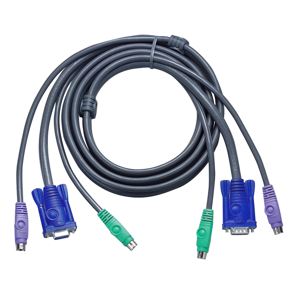 2L-1003P/C Кабель DHS15F+ 2xPS/2-DHS15M+2xPS/2, 3м,(до CS-114A/9134/9138) 2L-1003P/C Кабель DHS15F+ 2xPS/2-DHS15M+2xPS/2, 3м,(до CS-114A/9134/9138)