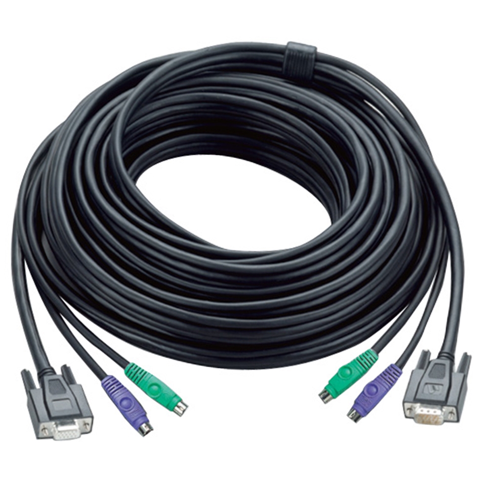 2L-1010P/C Кабель DHS15F+ 2xPS/2-DHS15M+2xPS/2, 10м,(до CS-114A/9134/9138) 2L-1010P/C Кабель DHS15F+ 2xPS/2-DHS15M+2xPS/2, 10м,(до CS-114A/9134/9138)
