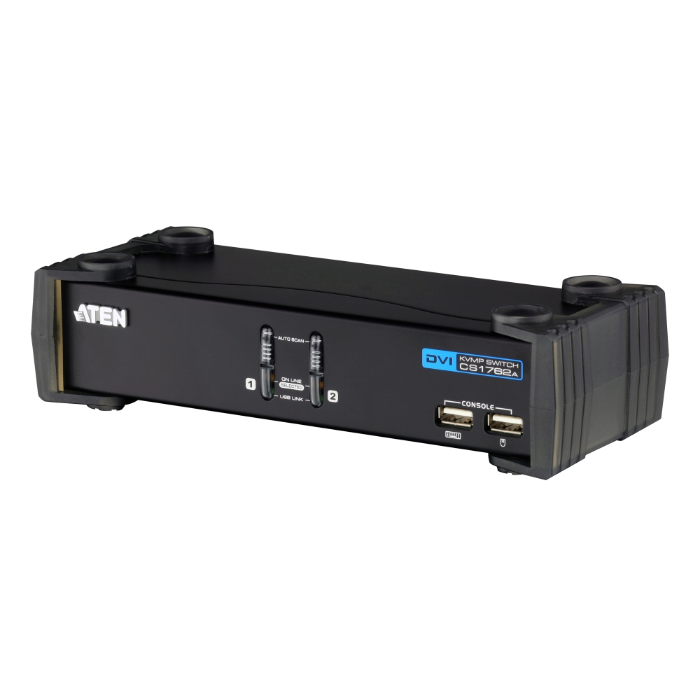 CS-1762А KVM-перемикач DVI 2-порти/2-х порт. USB Hub, аудіо, кабель DVI-D KVM 2х1.8м, адаптер живлення CS-1762А KVM-перемикач DVI 2-порти/2-х порт. USB Hub, аудіо, кабель DVI-D KVM 2х1.8м, адаптер живлення