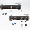 CS-1762А KVM-перемикач DVI 2-порти/2-х порт. USB Hub, аудіо, кабель DVI-D KVM 2х1.8м, адаптер живлення CS-1762А KVM-перемикач DVI 2-порти/2-х порт. USB Hub, аудіо, кабель DVI-D KVM 2х1.8м, адаптер живлення