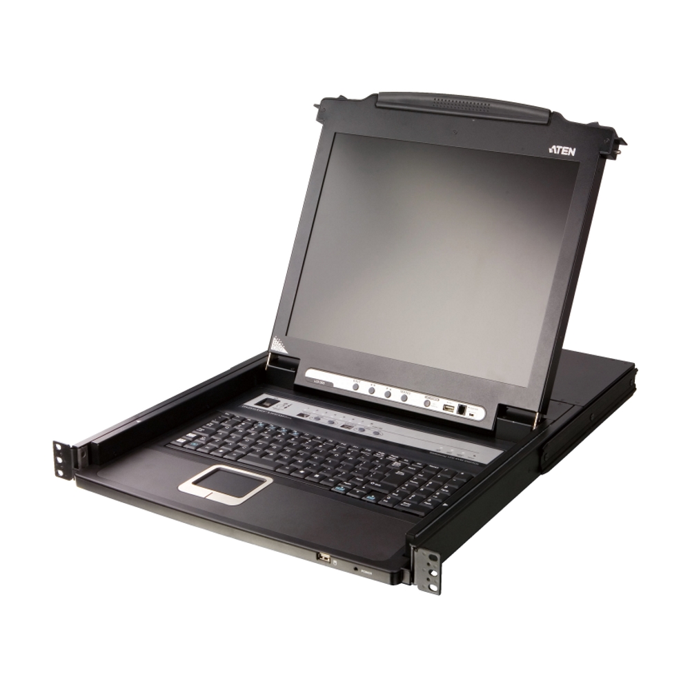 CL-5708M Консоль управ.з KVM-перемик.,8 портів,1U (rack), LCD 17" 1280x1024, 2 KVM-шнура 1.8м PS/2/U CL-5708M Консоль управ.з KVM-перемик.,8 портів,1U (rack), LCD 17" 1280x1024, 2 KVM-шнура 1.8м PS/2/U