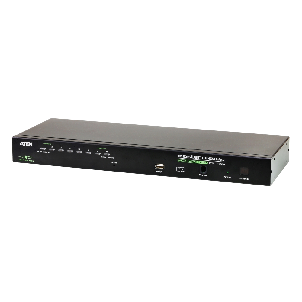 CS-1708i КVМ перемикач 1U 8-портовий PS/2-USB з управлінням через TCP/IP CS-1708i КVМ перемикач 1U 8-портовий PS/2-USB з управлінням через TCP/IP