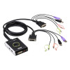 CS-682 KVM-перемикач 2порти USB 2.0 DVI Cable CS-682 KVM-перемикач 2порти USB 2.0 DVI Cable