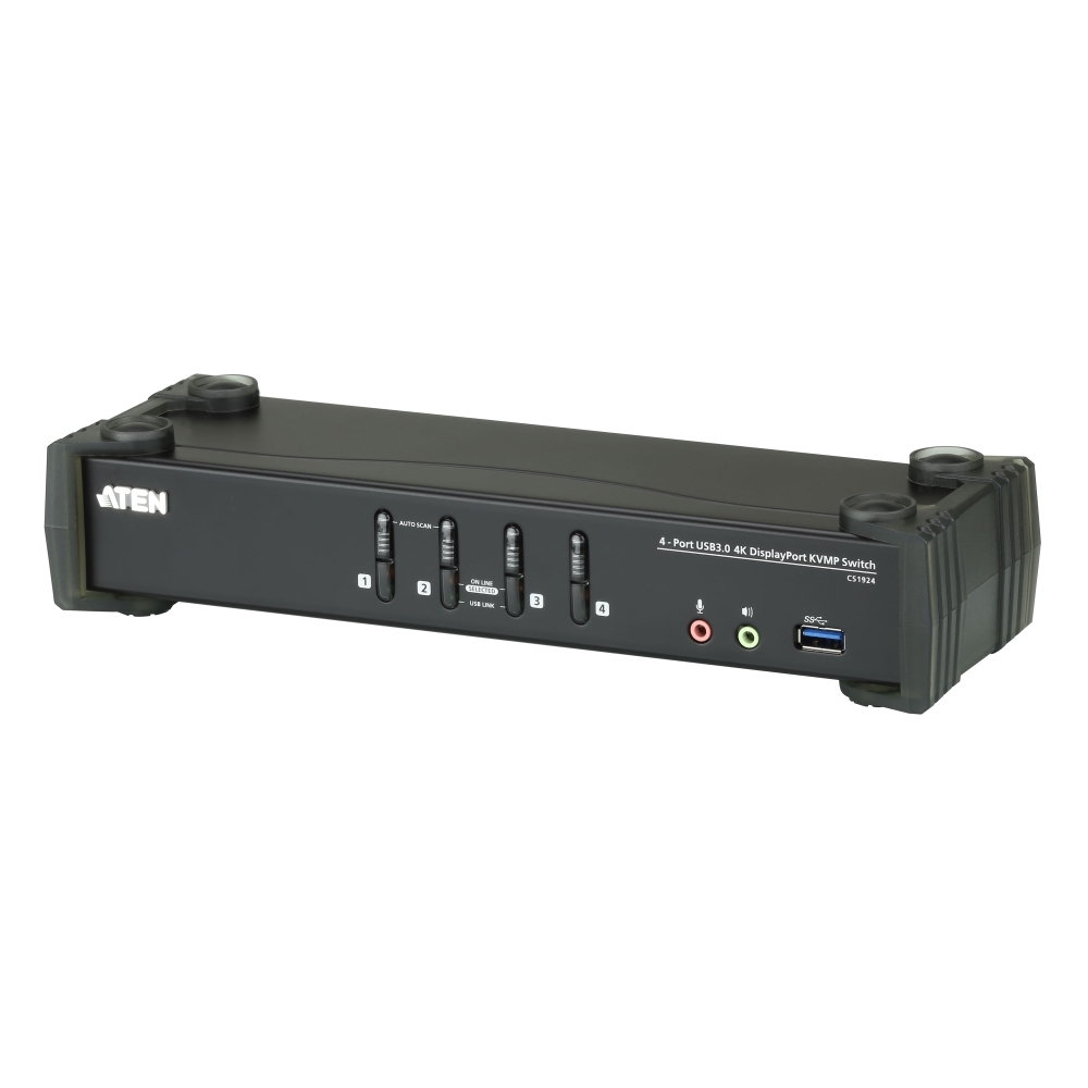 CS-1924 KVMP перемикач 4-порт., USB 3.0, DisplayPort, 4K CS-1924 KVMP перемикач 4-порт., USB 3.0, DisplayPort, 4K