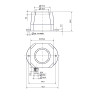 PS-24 Сирена з регулятором гучності (С-03-12 AC/DC) PS-24 Сирена з регулятором гучності (С-03-12 AC/DC)