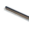 PLT-120 Штирі на плату трирядні 3x40, з позолотою, крок 2,54 мм PLT-120 Штирі на плату трирядні 3x40, з позолотою, крок 2,54 мм