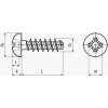 B30X6/BN13577 Гвинт BOSSARD, 100 шт B30X6/BN13577 Гвинт BOSSARD, 100 шт