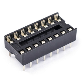 SCS-16 Панелька DIP 16 контактів, вузька (в тубусі 30 шт)