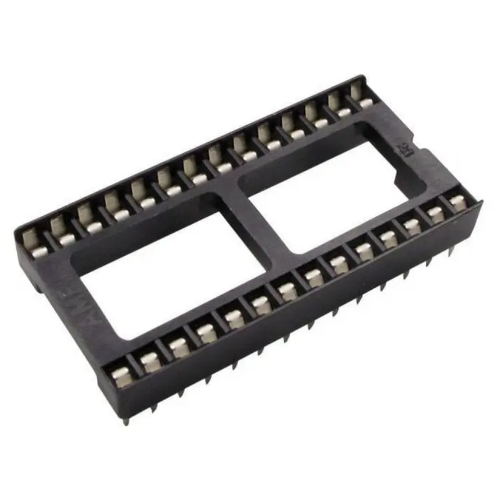 SCL-28 Панелька DIP 28 контактів, широка (в тубусі 17 шт) SCL-28 Панелька DIP 28 контактів, широка (в тубусі 17 шт)