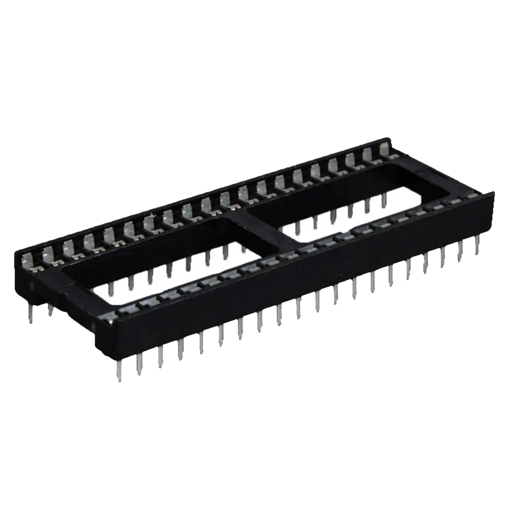 SCL-40 Панелька DIP 40 контактів, широка (в тубусі 12 шт) SCL-40 Панелька DIP 40 контактів, широка (в тубусі 12 шт)