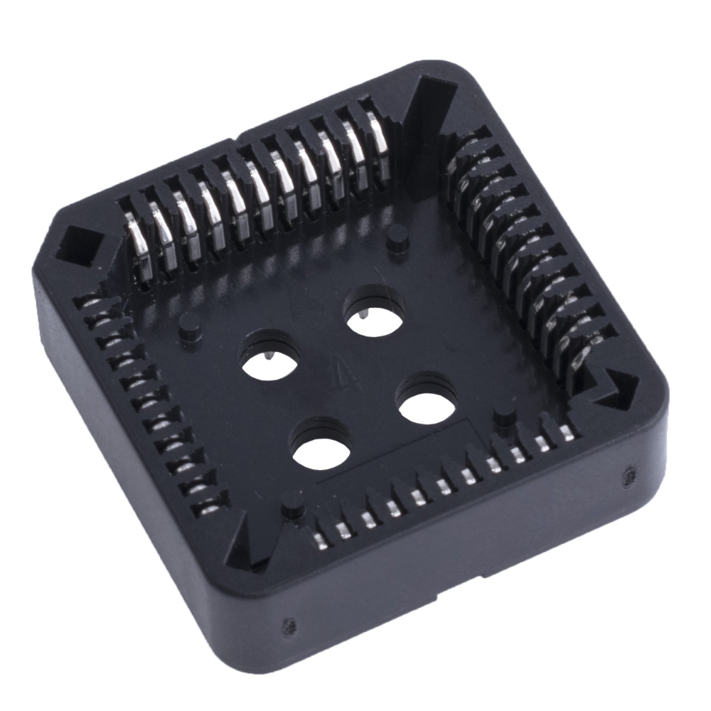 PLCC-44 Панелька PLCC 44 контакти, з позолотою PLCC-44 Панелька PLCC 44 контакти, з позолотою