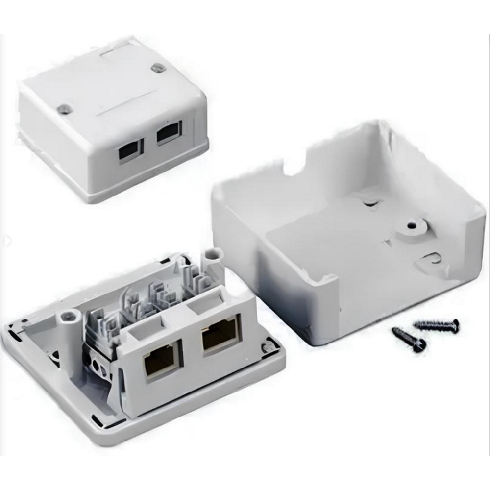 TJC2-5C Розетка комбінована RJ-12 (6P6C)+RJ-45 (8Р8С), тип KRONE, кат.5е TJC2-5C Розетка комбінована RJ-12 (6P6C)+RJ-45 (8Р8С), тип KRONE, кат.5е