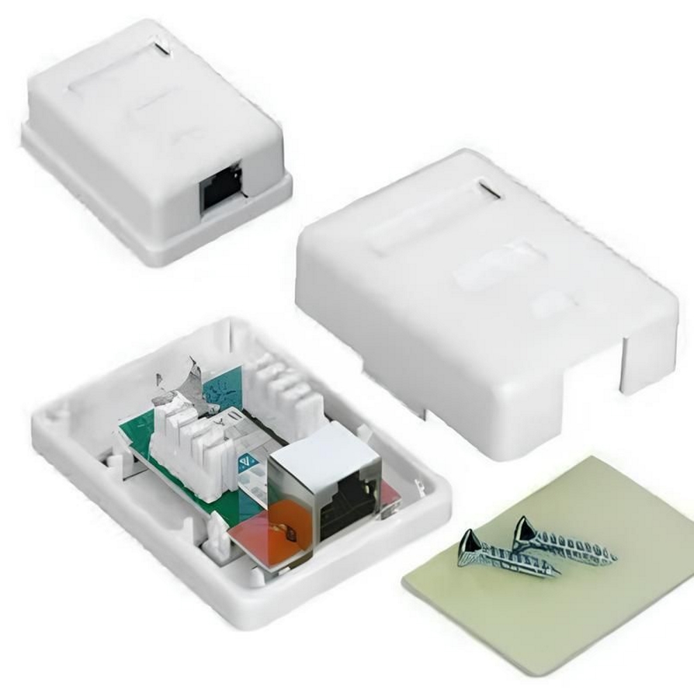 TJC2-5K Розетка RJ-45 (8Р8С), екранована, тип конт. KRONE, кат.5е TJC2-5K Розетка RJ-45 (8Р8С), екранована, тип конт. KRONE, кат.5е