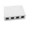 BK44 Коробка для зовнішньої розетки 4хRJ-45