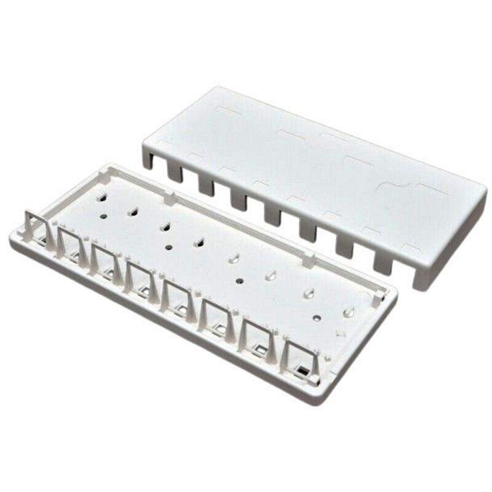BK84 Коробка монтажна для зовнішньої розетки 8хRJ-45 BK84 Коробка монтажна для зовнішньої розетки 8хRJ-45