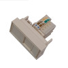 FPLS-64 Вставка для розетки (RJ-45, RJ-12) 22,5х45 мм, тип французький FPLS-64 Вставка для розетки (RJ-45, RJ-12) 22,5х45 мм, тип французький