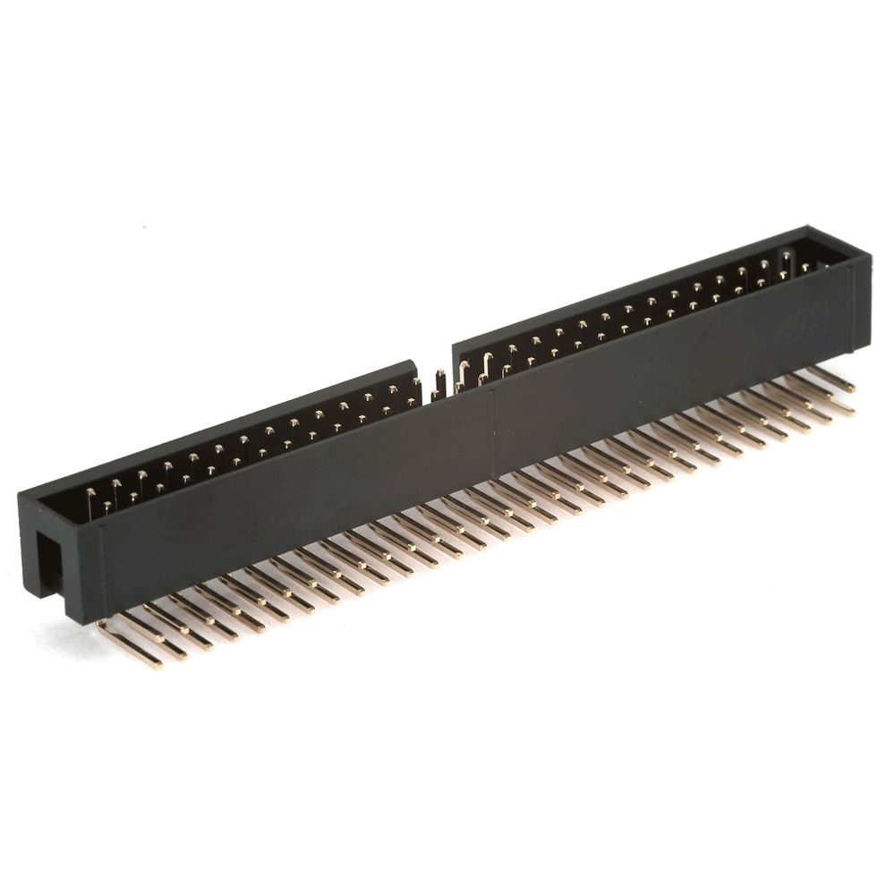 BH-60R IDC- відповідна частина, 60 контактів (2х30) вилка на плату, прямий кут, крок 2.54мм BH-60R IDC- відповідна частина, 60 контактів (2х30) вилка на плату, прямий кут, крок 2.54мм