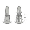 RS-5S Фіксатор міжплатний h=5 мм за 100 шт