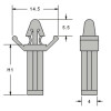 PS-6 Фіксатор міжплатний h=6.4/2.0 мм за 100 шт PS-6 Фіксатор міжплатний h=6.4/2.0 мм за 100 шт