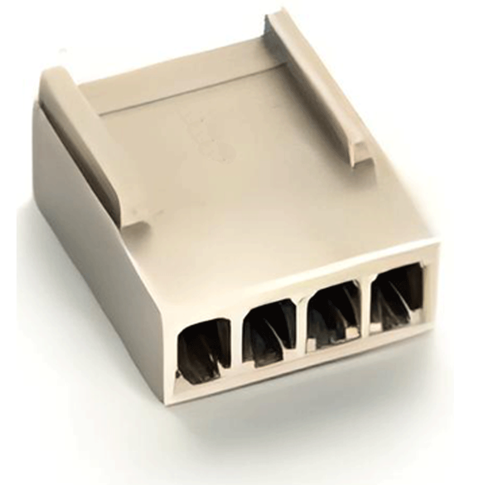 H/HU-4 Корпус HU-4, крок 2,54 мм, розетка на кабель H/HU-4 Корпус HU-4, крок 2,54 мм, розетка на кабель