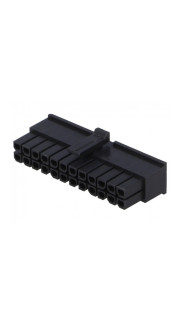 H/MicroFit-24F корпус MicroFit-24F, крок 3,0 мм, розетка на кабель