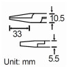 1PK-256E Плоскогубці, чорне оксидування, робоча частина 33 мм 1PK-256E Плоскогубці, чорне оксидування, робоча частина 33 мм