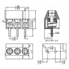 KF350-3.5-02P Клеммник 2 контакта на плату, 300В 10А, шаг 3,5 мм