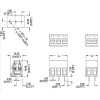 JK128-500-02P Клемник 2 контакти на плату, 300В 10А, крок 5,0 мм JK128-500-02P Клемник 2 контакти на плату, 300В 10А, крок 5,0 мм