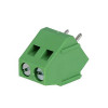 KLS2-103-5.00-02P Клемник 2 контакти на плату, 300В 10А, крок 5,0 мм, кутовий 45° (DG103-5.0)