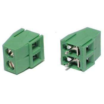 MB310-508M02 Клемник 2 контакти на плату, 300В 10А, крок 5,08 мм