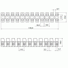 TBS-30A Клемник 12 контактів, дріт 16 мм2, 400В 30А, крок 14,5 мм