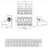 GSP001-5.08-3P-11-00A(H) Клемник розривний 3 контактів на дріт, 300В 16A, крок 5,08 мм GSP001-5.08-3P-11-00A(H) Клемник розривний 3 контактів на дріт, 300В 16A, крок 5,08 мм