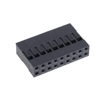 H/BLD-18 Корпус BLD-18, крок 2.54мм, розетка на кабель дворядна