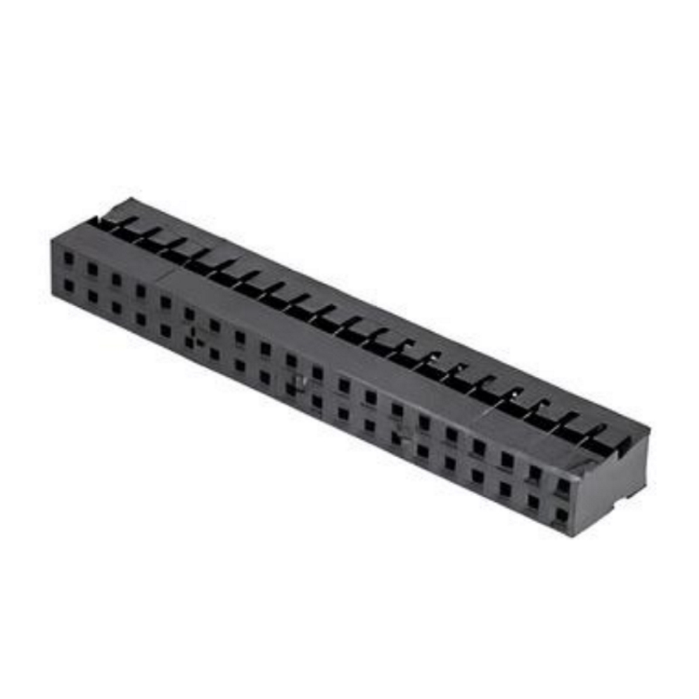 H/BLD2-44 Корпус BLD2-44, крок 2.0 мм, розетка на кабель дворядна H/BLD2-44 Корпус BLD2-44, крок 2.0 мм, розетка на кабель дворядна