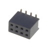 DS1065-05-10 Розетка на плату дворядна 10 контактів 2х5, крок 1,27 мм SMD DS1065-05-10 Розетка на плату дворядна 10 контактів 2х5, крок 1,27 мм SMD