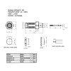 SMA-S402J Роз'єм SMA розетка на кабель RG-402, пайка SMA-S402J Роз'єм SMA розетка на кабель RG-402, пайка