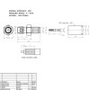 SMA-C240J Роз'єм SMA розетка на кабель RG-240, обтиск SMA-C240J Роз'єм SMA розетка на кабель RG-240, обтиск