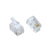 TP3-4P4C Вилка 4Р4С (RJ-22) для телефонної трубки TP3-4P4C Вилка 4Р4С (RJ-22) для телефонної трубки
