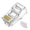 TP5-8P8C-PV Вилка 8Р8С (RJ-45) для багатожильного кабеля, зі вставкою, кат.5 TP5-8P8C-PV Вилка 8Р8С (RJ-45) для багатожильного кабеля, зі вставкою, кат.5