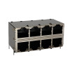 TS3022S Розетка 8P8C 2x4 на плату, екран.