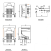 RJ45GPCB Розетка 8Р8С на плату RJ45GPCB Розетка 8Р8С на плату