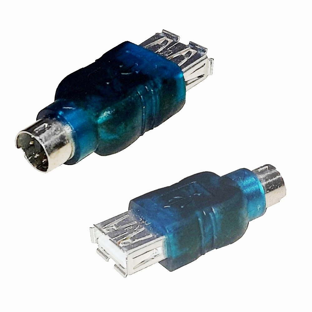 UA170B1 Перехідник USB A розетка - PS/2 вилка, синій UA170B1 Перехідник USB A розетка - PS/2 вилка, синій