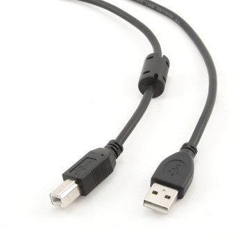 UF-AMBM-6 Кабель USB2.0 A-B вилка-вилка з феритовим фильтром 1.8 м.