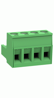 ETB41040G000 Клемник розривний 4 контакти на дріт, 300В 10A, крок 5,08 мм