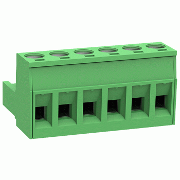 ETB41060G000 Клемник розривний 6 контактів на дріт, 300В 10A, крок 5,08 мм