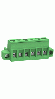 ETB42060G000 Клемник розривний 6 контактів на дріт з кріпленням, 300В 10A крок 5,08 мм