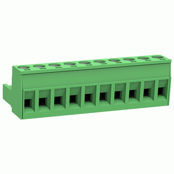 ETB41100G000 Клемник розривний 10 контактів на дріт, 300В 10A, крок 5,08 мм